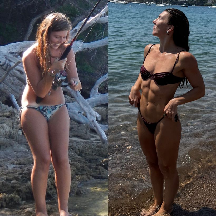 Margaux à 21 ans et aujourd'hui